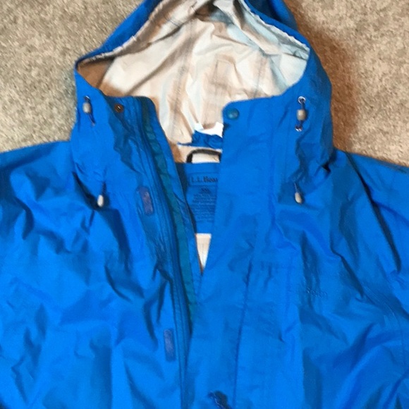 Preowned L.L. Bean Women’s nylon windbreaker rain coat - XXL - Picture 2 of 8